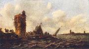 Jan van Goyen A View on the Maas near Dordrecht oil painting picture wholesale